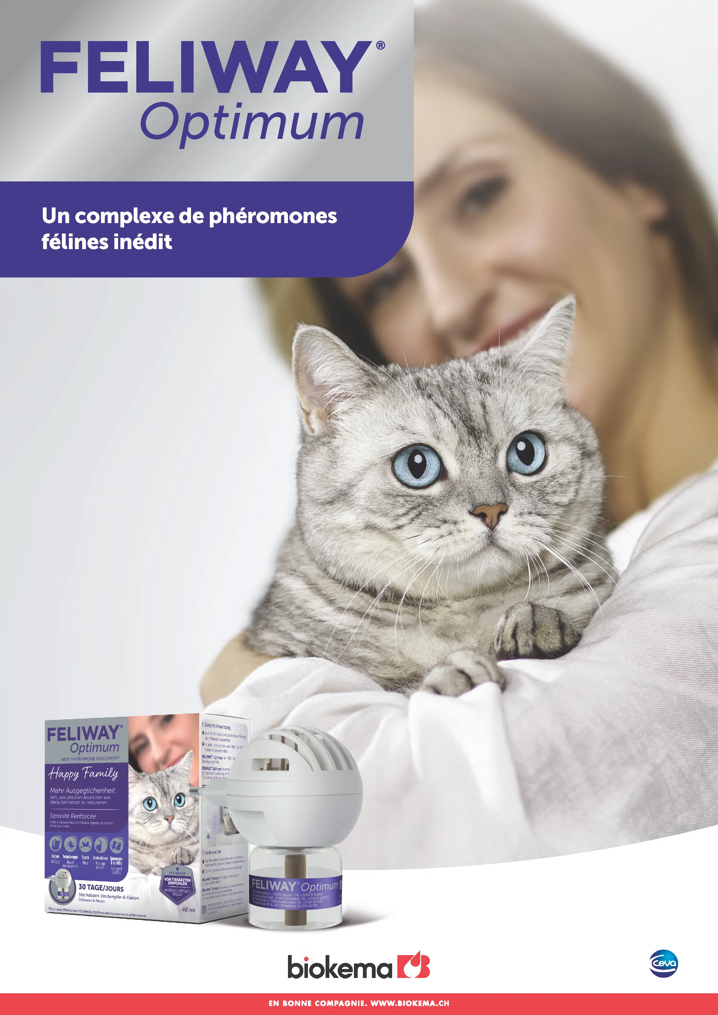 Les phéromones du chat / Produits / Feliway